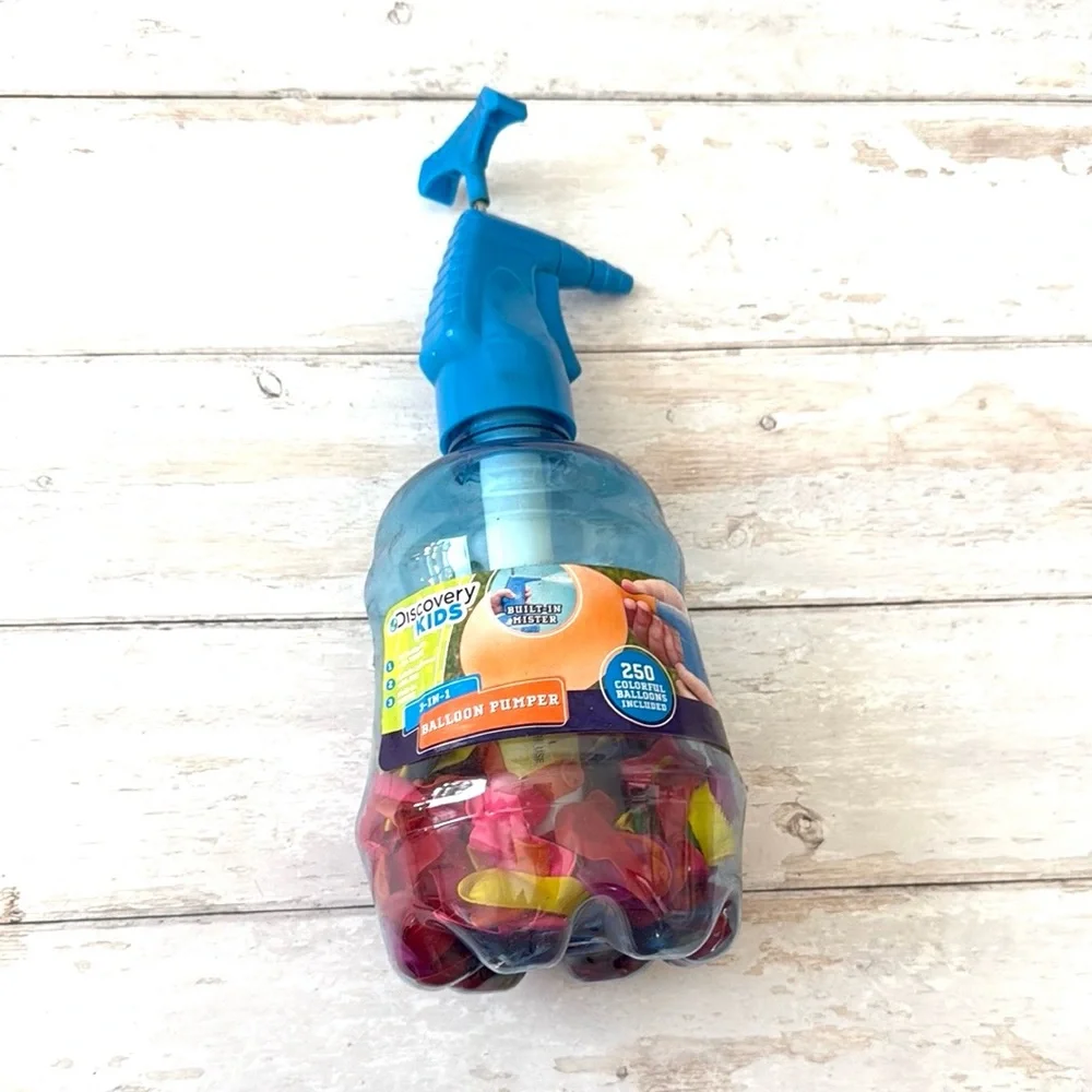 Discovery Balloon Pump Multicolor Balloons Water Balloon Kids Summer Toy